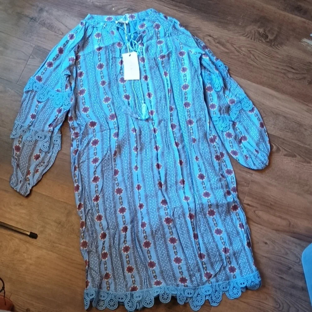 Orange Creek NWT Floral Midi Dress RRR